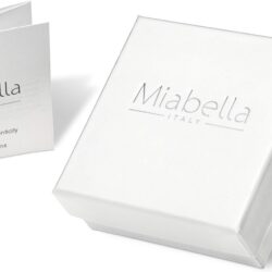 Miabella Italian 18K Gold Over Silver 4mm Flat Byzantine Link Chain Bracelet for Women, 925 Italy - Image 5