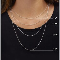 Amazon Essentials Genuine or Created Gemstone Birthstone Flower Pendant Necklace with Chain in Sterling Silver, 18" (previously Amazon Collection) - Image 3