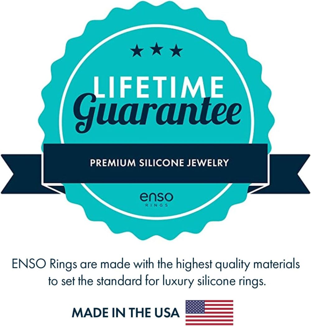 Enso Rings Thin Legend Silicone Ring | Made in The USA | Ultra Comfortable, Breathable, and Safe Silicone Ring - Image 3