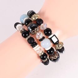 Solosoya Bohemian Boho Stackable Bracelets for Women Set, Girls Stretch Multilayer Stack Beads Colorful Beaded Charm Bracelets Girl Handmade Jewelry - Image 2