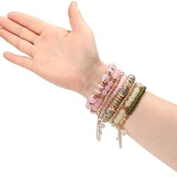 Solosoya Bohemian Boho Stackable Bracelets for Women Set, Girls Stretch Multilayer Stack Beads Colorful Beaded Charm Bracelets Girl Handmade Jewelry - Image 39
