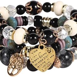 Solosoya Bohemian Boho Stackable Bracelets for Women Set, Girls Stretch Multilayer Stack Beads Colorful Beaded Charm Bracelets Girl Handmade Jewelry - Image 51
