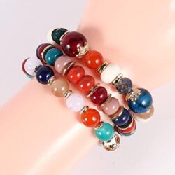 Solosoya Bohemian Boho Stackable Bracelets for Women Set, Girls Stretch Multilayer Stack Beads Colorful Beaded Charm Bracelets Girl Handmade Jewelry - Image 57