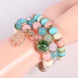 Solosoya Bohemian Boho Stackable Bracelets for Women Set, Girls Stretch Multilayer Stack Beads Colorful Beaded Charm Bracelets Girl Handmade Jewelry - Image 65