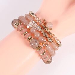Solosoya Bohemian Boho Stackable Bracelets for Women Set, Girls Stretch Multilayer Stack Beads Colorful Beaded Charm Bracelets Girl Handmade Jewelry - Image 74