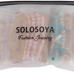 Solosoya Bohemian Boho Stackable Bracelets for Women Set, Girls Stretch Multilayer Stack Beads Colorful Beaded Charm Bracelets Girl Handmade Jewelry - Image 75