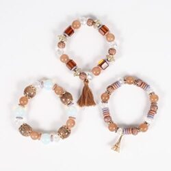 Solosoya Bohemian Boho Stackable Bracelets for Women Set, Girls Stretch Multilayer Stack Beads Colorful Beaded Charm Bracelets Girl Handmade Jewelry - Image 87
