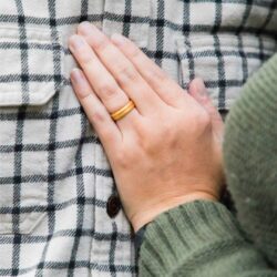 Enso Rings Thin Contour Silicone Ring – Stackable Multi Color Unisex Wedding Engagement Band – Thin Minimalist Band – 4.70mm, 1.83mm Thick - Image 5