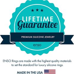 Enso Rings Thin Contour Silicone Ring – Stackable Multi Color Unisex Wedding Engagement Band – Thin Minimalist Band – 4.70mm, 1.83mm Thick - Image 7