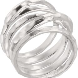 Silpada 'Wrapped Up' Overlapping Textured Band Ring in Sterling Silver - Image 2