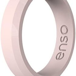 Enso Rings Bevel Thin Silicone Wedding Ring – Hypoallergenic Unisex Stackable Wedding Band – Comfortable Minimalist Band – 5.08mm Wide, 2.16mm Thick - Image 13
