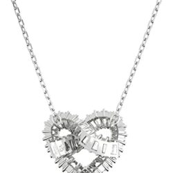 Swarovski Matrix Crystal Jewelry Collection with Heart Symbols and Rhodium Finished Metal - Image 17