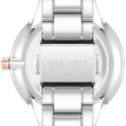 Nine West Women's Crystal Accented Bracelet Watch - Image 37