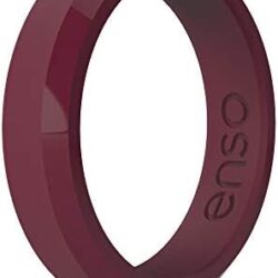 Enso Rings Bevel Thin Silicone Wedding Ring – Hypoallergenic Unisex Stackable Wedding Band – Comfortable Minimalist Band – 5.08mm Wide, 2.16mm Thick - Image 27