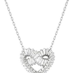 Swarovski Matrix Crystal Jewelry Collection with Heart Symbols and Rhodium Finished Metal - Image 14