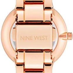 Nine West Women's Crystal Accented Bracelet Watch - Image 25