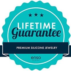 Enso Rings Bevel Thin Silicone Wedding Ring – Hypoallergenic Unisex Stackable Wedding Band – Comfortable Minimalist Band – 5.08mm Wide, 2.16mm Thick - Image 7