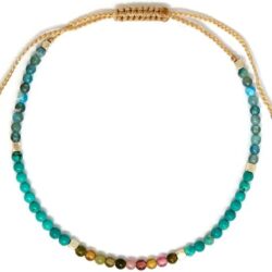 Aura Bracelet Collection for Women - 2mm SMALL (TINY) BEADS, Healing Crystals, Gemstones, and 925 Solid Silver Beads - Essential Women's Real Stone Bracelets