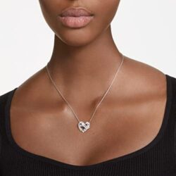 Swarovski Matrix Crystal Jewelry Collection with Heart Symbols and Rhodium Finished Metal - Image 18