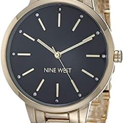 Nine West Women's Crystal Accented Bracelet Watch - Image 28