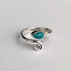 Turquoise Stone Toe Ring, 925 Sterling Silver Toe Ring, Adjustable toering, Bohemian Toe Ring, Silver Ring, Toe Jewellery, Gypsy Toe Ring, Gemstone toe ring for women and girls - Image 8