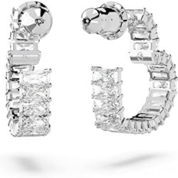 Swarovski Matrix Crystal Jewelry Collection with Heart Symbols and Rhodium Finished Metal - Image 4