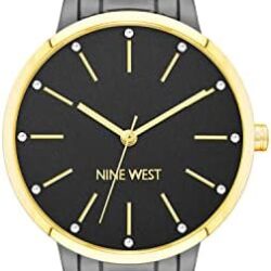 Nine West Women's Crystal Accented Bracelet Watch - Image 16