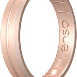 Enso Rings Thin Contour Silicone Ring – Stackable Multi Color Unisex Wedding Engagement Band – Thin Minimalist Band – 4.70mm, 1.83mm Thick