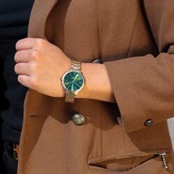 Nine West Women's Crystal Accented Bracelet Watch - Image 13