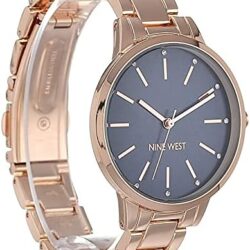 Nine West Women's Crystal Accented Bracelet Watch - Image 40