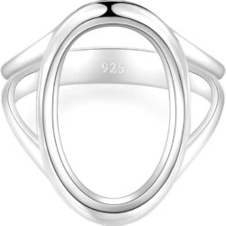 Sterling Silver Rings - Circle Of Life Silver Rings - Handmade Designer Ring Made in Israel - Karma Infinity Ring - Stylish Mediterranean Silver Rings for Women, Width 3.8mm, Size 4-12 - Image 3