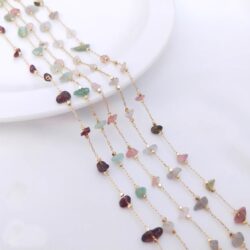 Women Aventuirne Jade Choker Necklace Natural Gemstone 14k Handmade Jewelry Birthday Valentine Gift for Her 18inch - Image 7
