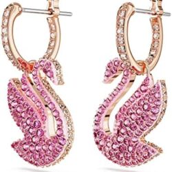 Swarovski Iconic Swan Crystal Necklace and Earrings Jewelry Collection - Image 3