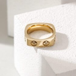 WISTIC Multi Colors Diamond Crystal Clover Bands Statement Rings for Women and Girls Infinity Interlocked Rolling Rings Cocktail Enhancer Finger Jewelry - Image 4