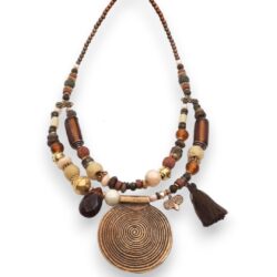 Boho statement necklace for women Ethnic chunky necklace for ladies Tribal big necklace Tibetan necklace Gypsy necklace Bohemian jewelry