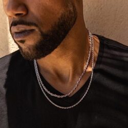 TOPGRILLZ Rope Gold Necklace for Women Choker Necklace Gold Chain for Men 8mm 14K Gold Plated Twist Rope Gifts for Women - Image 12