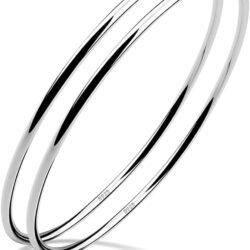 H&Beautimer 925 Sterling Silver Bracelet for Women's Italian Handmade Solid Bangle 2/3/4/5/6/7 Set Rose Gold Fine Jewelry With Gift Box