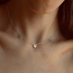 Ukrainian Triple Trident Trizub Necklace Genuine .925 Sterling Silver Charm Pendant for Women & Ladies | Minimalist Design & Elegant Gift | Ukraine Jewelry - Image 4