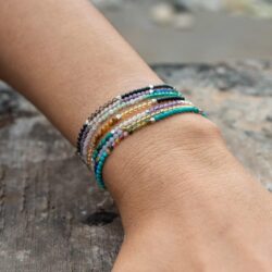 Aura Bracelet Collection for Women - 2mm SMALL (TINY) BEADS, Healing Crystals, Gemstones, and 925 Solid Silver Beads - Essential Women's Real Stone Bracelets - Image 6