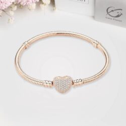 Pandora Charm Snake Pattern Bracelet 925 Sterling Silver Snake Pattern Bracelet, Gift for Women Girls - Image 4