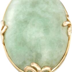 Ross-Simons Jade Ring in 18kt Gold Over Sterling