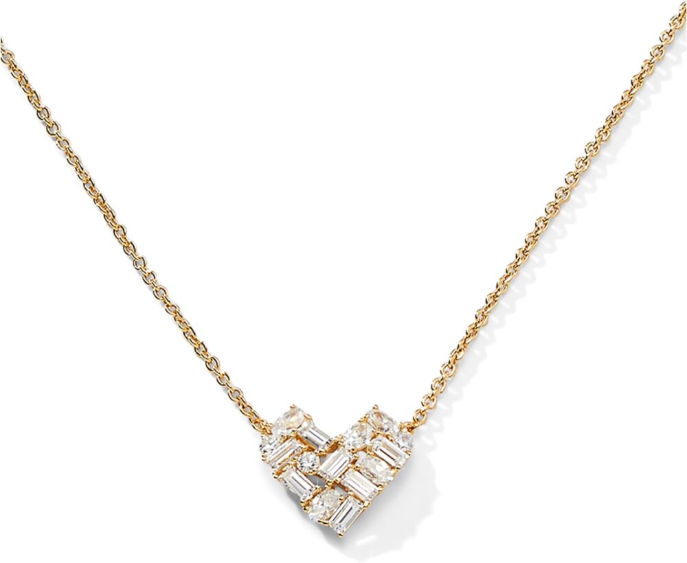 NADRI 18K Gold Plated Heart Necklace - Necklaces for Women With Extender