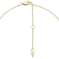 Fossil Women's Gold-Tone Stainless Steel Pendant Chain Necklace for Women - Image 5