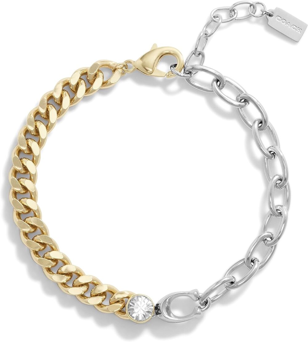 Coach Women's Signature Mixed Chain Bracelet - Image 2