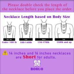 BORUO 925 Sterling Silver Cable Chain Necklace, 1mm 1.5mm Italian Chain with Lobster Claw Clasp 14-30 Inch/Silver Chain Necklace, Gold Chain Necklace For Women - Image 3