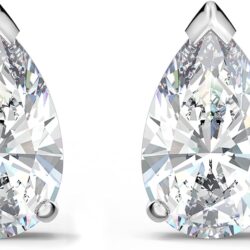 Swarovski Attract Pear Jewelry Collection, Rhodium Finish, Clear Crystals