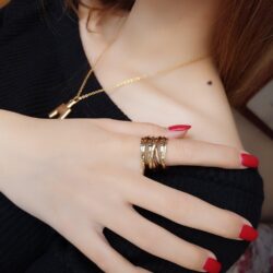 Knot Cross Ring Enhancers for Women Statement Funky Trendy Love Fashion Engagement Ring Stainless Steel Silver Gold Rose Gold Plated Friendship Ring - Image 4