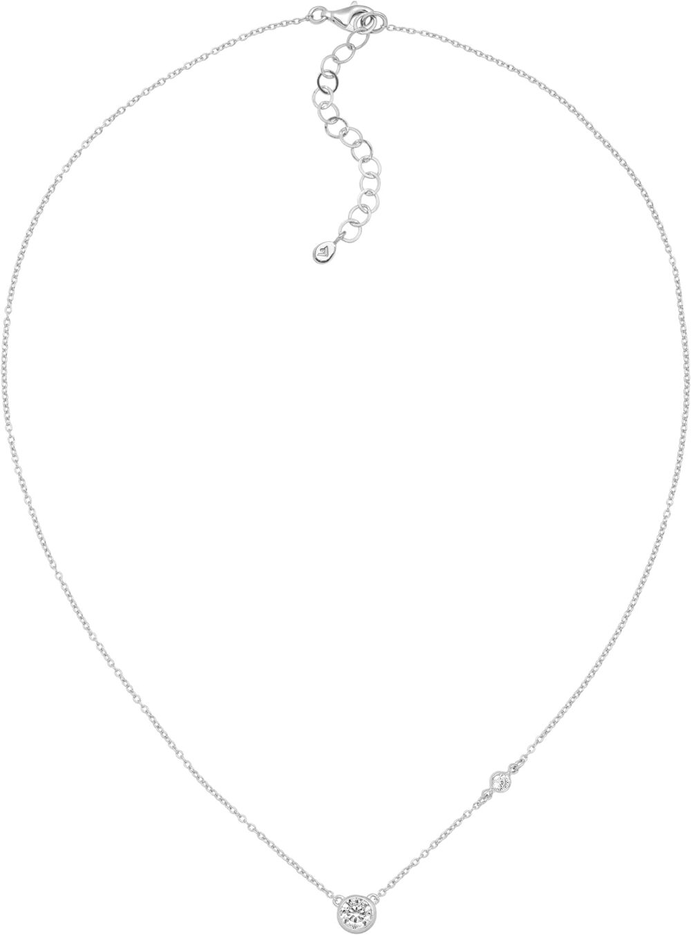 Silpada 'Marvel' Cubic Zirconia Necklace in Sterling Silver, 16" + 2" - Image 3