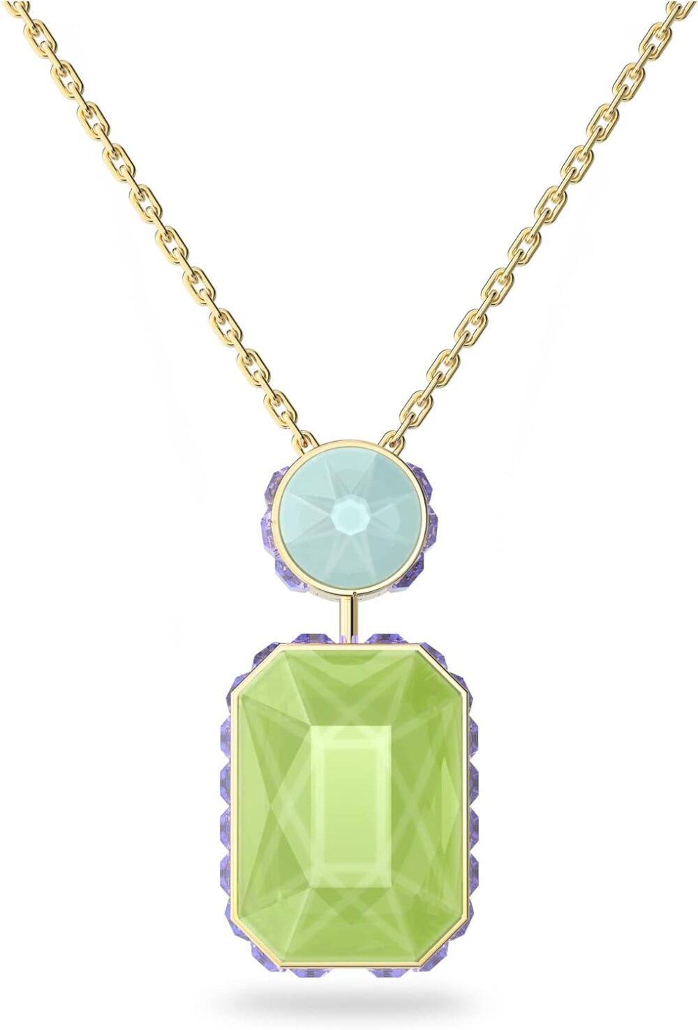 Swarovski Orbita necklace, Drop cut crystal