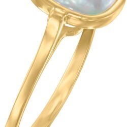 Ross-Simons Italian Mother-Of-Pearl Ring in 14kt Yellow Gold - Image 3